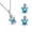 G, variant on Fashion Women's Tortoise Earrings Necklace Set Ornaments Series Jewelry Mother's Day Birthday Anniversary Gifts for Mom Of The Day