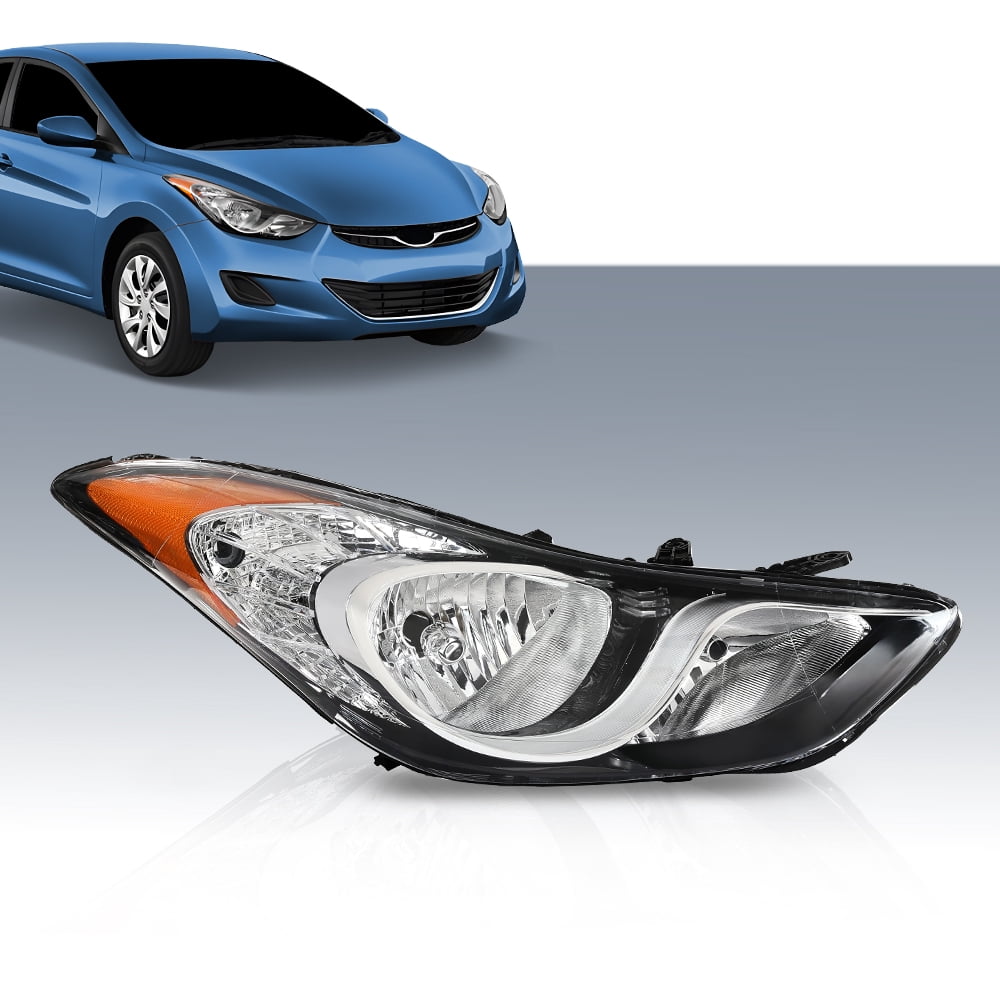 PIT66 Halogen Headlight Assembly Right Fit For 2011-2013 Hyundai Elantra 921023y000