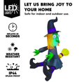 thumbnail image 4 of Joiedomi 4 FT Tall Halloween Inflatable Witch Crashing Into Tree with Build-in LEDs Blow Up Inflatables for Halloween Party Indoor,Outdoor,Yard,Garden,Lawn Decorations, 4 of 7