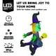 thumbnail image 3 of Joiedomi Inflables de Halloween de 4 pies, decoraciones al aire libre, explosiones de Halloween para patio, bruja inflable con LED incorporados, decoración de fiesta de Halloween en el exterior, decor, 3 of 5