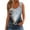 Gray, variant on Dianli Tank Top for Women Metal Ring Camisole Blouses Oversized Tank Tops with Built in Bras Sleeveless Crewneck Floral Print Summer Tops S-XXL Womens Tops