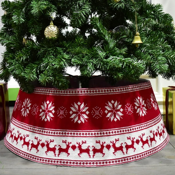 Falda Para árbol De Navidad De 90 Cm, Base Para árbol De Navidad, Redonda, Regalo De Navidad, Decoración Para árbol De Navidad Para El Hogar Y La Ofic Estilo E