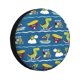 thumbnail image 1 of Balery Dinosaur on the Beach Vacation Cubiertas para Neumáticos - Protector Resistente para Neumáticos de Camioneta, SUV, Remolque, Camper y RV-14 inch, 1 of 6