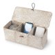 thumbnail image 3 of Cesta de almacenamiento DECRAFTS Seagrass con tapa rectangular pequeña, 3 of 6
