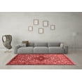 thumbnail image 3 of Ahgly Company Indoor Round Oriental Red Industrial Area Rugs, 8' Round, 3 of 4