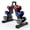 (5+10+15 lbs)x2 + Storage Rack, variant on BouPower 12 lbs Hex Neoprene Dumbbell Set – 1/2/3 lb Pairs, Non-Roll Anti-Slip Free Weights with Compact Storage Box for Home Gym