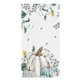 thumbnail image 2 of Thanksgiving Pumpkin Autumn Eucalyptus Kitchen Towel Absorbent Dish Cloth Tableware Towel for Kitchen Household Cleaning Tool, 2 of 6