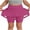Hot Pink, variant on Ruyang Kids Yoga Sport Skirts Solid Stretchy Soft Tiered Mini Skirts Summer Outdoor Tennis Athletic Biker Short Dresses