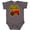 Charcoal Grey, variant on Inktastic Red Tractor Little Brother Boys Baby Bodysuit