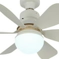 thumbnail image 2 of Ventilador Techo Con 30 W Iluminado para Sala Estar (remoto) Color Blanco, 2 of 9
