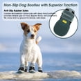 thumbnail image 5 of ROZKITCH Dog Shoes for Small Dogs,Anti-Slip Dog Boots & Paw Protectors for Hardwood Floors,Reflective Dog Booties for Hot Pavement Winter Snow Hiking,Black,4PCS,Size 1, 5 of 9