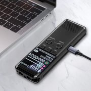 CSYANXING Lecture Recorder 3072Kbps PCM Recording A B Repeat Playback for Language Learning Effective Study Aid Black Finish