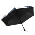 thumbnail image 5 of ALAZA Tropical Flower-t5 UPF 50+ Compact Folding Umbrella for Rain Travel Umbrella Packable, 5 of 8