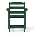 thumbnail image 6 of WestinTrends Ashore Outdoor HDPE Patio Classic Dining Arm Chair, Dark Green, 6 of 9