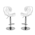 thumbnail image 2 of SET DE 2 BANCOS PARA BARRA CON RESPALDO ALTO COLOR BLANCO, 2 of 7