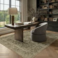 thumbnail image 3 of BERTHMEER Small Area Rugs 3'x5' for Bathroom Kitchen Bedroom Entryway Rugs Non Slip Washable Vintage Brown Carpets Oriental Dorm Office Entrance Traditional Distressed Throw Rugs, 3 of 8