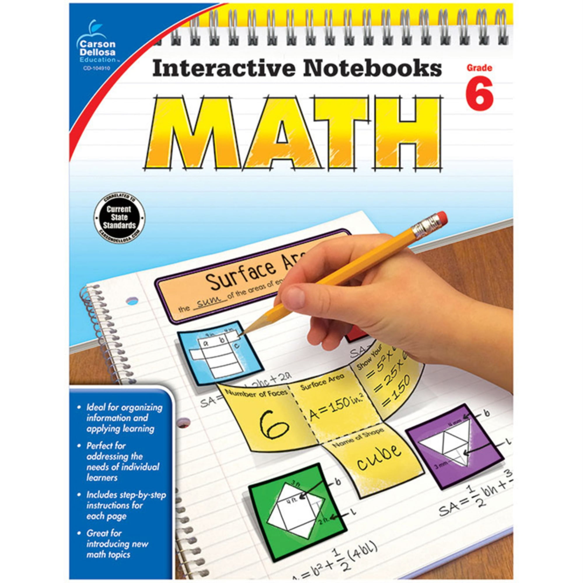 Interactive Notebooks: Math Resource Book, Grade 6