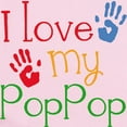 thumbnail image 2 of CafePress - I Love Poppop Infant Bodysuit - Baby Light Bodysuit, Size Newborn - 24 Months, 2 of 4