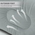 thumbnail image 3 of KAKOWELY Inflatable Foot Rest Pillow for Outdoor Use Comfortable PVC Light Grey 1 Set,15.75"X14.96"X11.42", 3 of 5