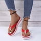 thumbnail image 1 of Sandalias de moda para mujer, zapatillas casuales de suela gruesa para personas de verano perezosas Wmkox8yii hj789, 1 of 6