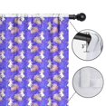 thumbnail image 4 of Blackout Kids Curtains,Purple Cartoon Unicorn Cloud Pattern Childrens Insulated Curtains Set Of 2,Bedroom Essentials,Toddler Room Decor 52"x84", 4 of 5