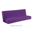 thumbnail image 2 of Christmas decorations Sofa Cover Sofa Cover Sofa Bed Cover Solid Color Futon Armless Slipcover Polyester Elastic Fabric All Inclusive Cover, 2 of 3