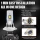 thumbnail image 4 of Canbus Error Free H7 Led Bulbs For Vehicles 100000lm 6000k White Light, 4 of 5