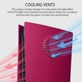 thumbnail image 4 of Faceplate with Cooling Vents for PS5 Disc Edition Face Plate Console Cover Replacement Side Plate Shell Dustproof Accessories for PlayStation 5, 4 of 6