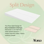 Under Bed 7-Inch Incline Foam Mattress Elevator, Twin - Riser for Acid Reflux, GERD, and Sleep Relief by Avana