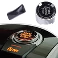 thumbnail image 2 of Partol Car Engine Start Stop Switch Button Cover For BMW E60 E70 E71 E72 E83 E84 E90 E91 E92 E93 3 5 Series Engine Switch Power Ignition Start Stop Button Replacement Black 2 of 14