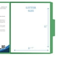 thumbnail image 6 of File Folders, 1/3 Cut Top Tab, Letter Size, Perfect for Organizing Documents in File Drawers, Box of 100 (Green), 6 of 9