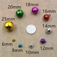 thumbnail image 4 of U8MO 6~25mm Copper Jingle Bell Dangle Charms Pendant Jewelry Making Pet Bell-silver-8mm-15pcs, 4 of 5