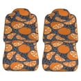 thumbnail image 4 of Haiem Various Oranges Printed Car Seat Covers Set of 2, Universal Fit Car Seat Covers,Protective Seat Covers,Comfortable Car Seat Covers, Easy Installation Seat Covers, Vehicle Seat Covers, 4 of 9