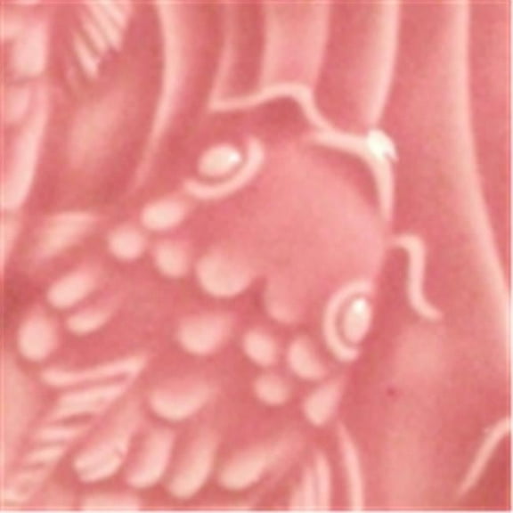 Amaco LG-52 Lead Free Non Toxic Glaze & 1 Pint Plastic Jar - Petal Pink