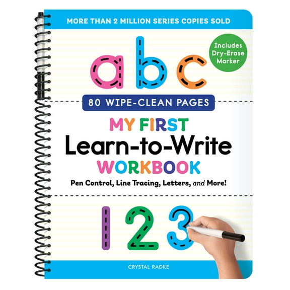 My First Preschool Skills Workbooks My First Learn-To-Write Workbook: Pen Control, Line Tracing, Letters, and More! (Spiral-Bound)