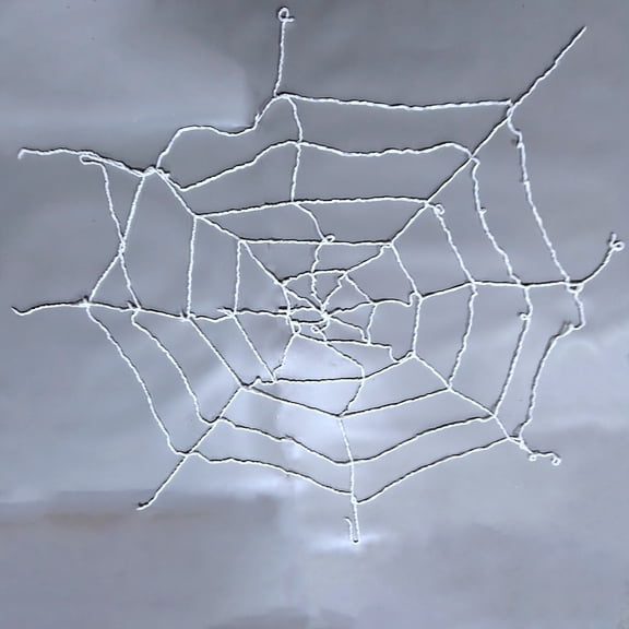 8.2 Feets White Spiderweb Backdrop Spider Web Party Decor Cotton Giant Gothic Prop String Scary Haunted House Decorations for Party Favor