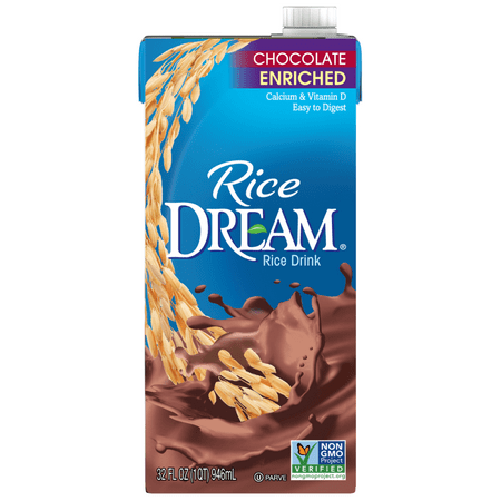 (4 pack) Rice Dream Enriched Chocolate Rice Milk Drink, 32 fl