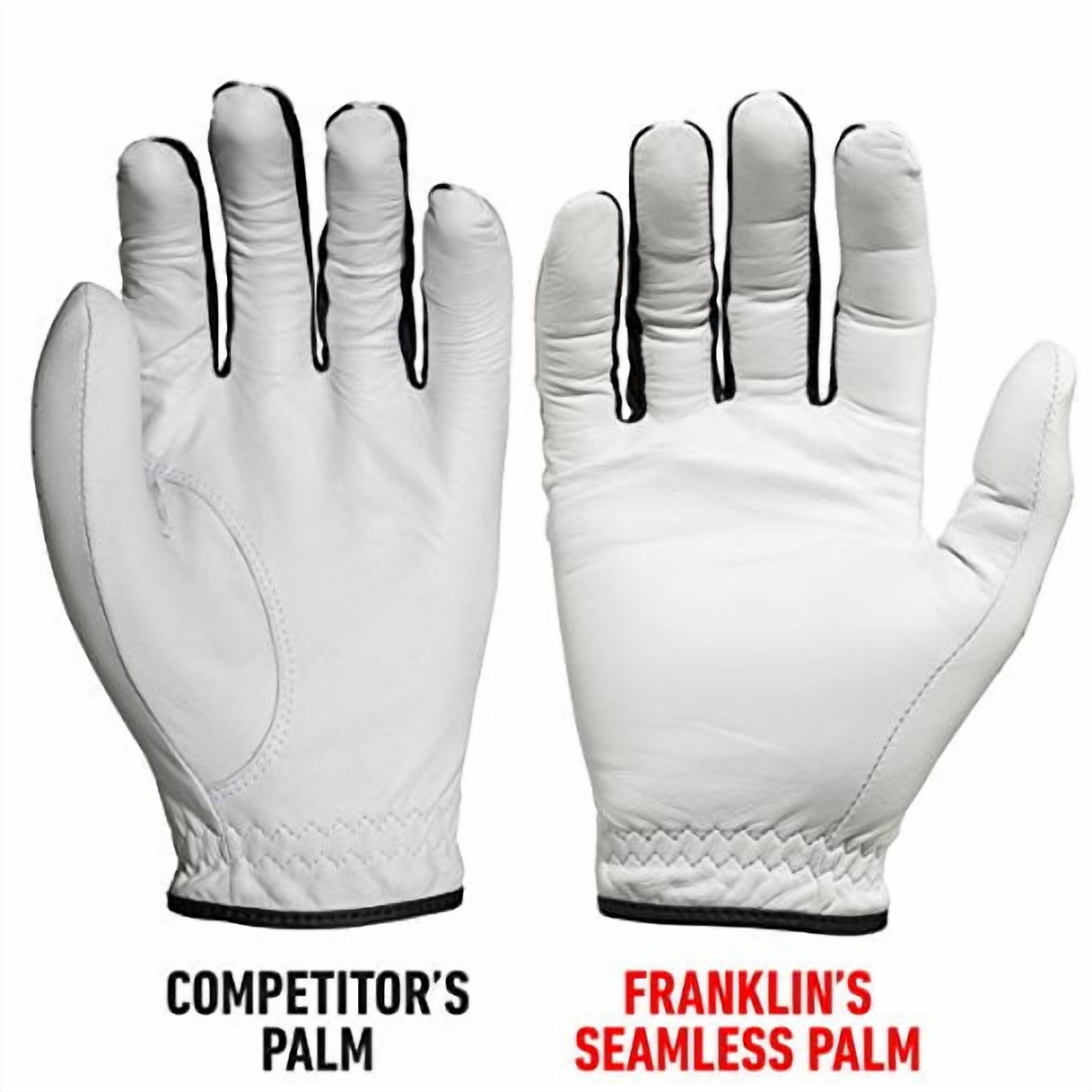 Franklin Sports Premier Leather Golf Glove - Right Hand - Adult Small