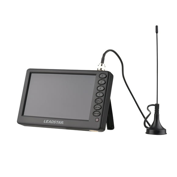 Leadstar D5 ATSC TV Player Digital Pantalla de 5 Pulgadas Popicador Portátil TV Televisión Televisión Multimedia Reproductor de Radio FM Tarjeta Tf T Playback Con Control Remoto