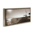 thumbnail image 4 of Stupell Industries On Deck Summer Scene Coastal Photography Brown Floater Framed Canvas Art Print Wall Art, 25 x 11, 4 of 10