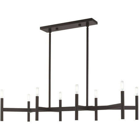

Island Lighting 8 Light Fixtures With Bronze Finish Steel Material Candelabra 19 480 Watts