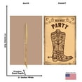 thumbnail image 2 of Advanced Graphics 5267 47 x 31 in. Wild West Party Sign Life-Size Cardboard Cutout, 2 of 3