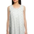 thumbnail image 5 of Moomaya Cotton A-Line Sleepwear For Ladies Round Neck Button Placket Nightdress, 5 of 6