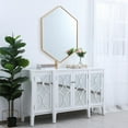 thumbnail image 4 of Metal frame hexagon mirror 30 inch in Brass, 4 of 5