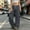 Gray, variant on Women's Sweatpants Long Pants Baeitkot Women's Fashion Solid Color Loose Elastic Waist Drawstring Ankle-Tied Multi-Pocket Strap Sweatpants Long Pants White L