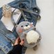 thumbnail image 5 of Bolsa Lindo de hombro de ardilla Kawaii de mensajero de felpa suave para ir de compras (gris) Ehuebsd Para Estrenar, 5 of 8