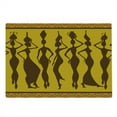 thumbnail image 2 of African Cutting Board, Silhouette of Female Bodies Exotic Design Savannah Women Art Print, Decorative Tempered Glass Cutting and Serving Board, Large Size, Marigold and Brown, by Ambesonne, 2 of 5