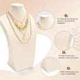 thumbnail image 2 of Soporte de Exhibición para Collar，Expositor de Joyas Soporte para Maniquí,Soporte para Collar, Maniquí de Joyería para Venta Comercial y hogar, 24.5cm Alto, 2 of 7