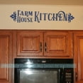 thumbnail image 4 of Kitchen Decor Vinyl Words Farmhouse Decals for Home Wall Art Decor 36x7-Inch Deep Blue, 4 of 7