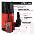 thumbnail image 3 of Bomba Sumergible Plástica Foreman Negro Rojo Silenciosa Para Agua Limpia, 3 of 6